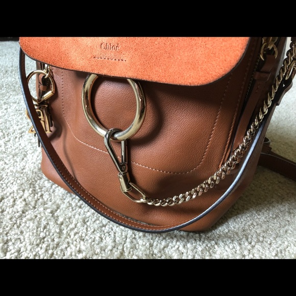 Authentic Chloe Faye medium backpack - Picture 2 of 5